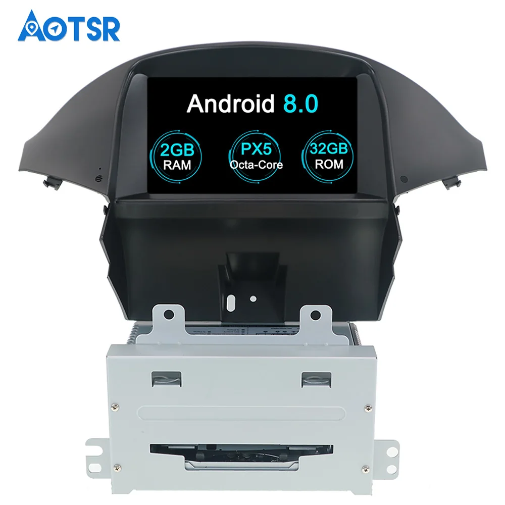 Автомобильный DVD плеер Aotsr Android 8 0 GPS навигация для CHEVROLET Orlando 2011 2013 мультимедийный