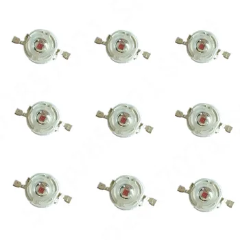 

10pcs 3w Deep Red 660nm ~ 665nm EPILEDS LED Light Bead Bulb Part Diode For Plant Grow Plate