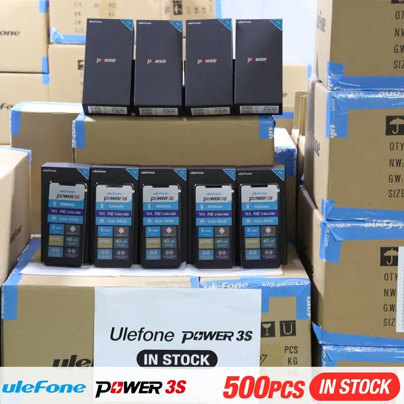 Ulefone Мощность 3 S 6 0 &quot18:9 FHD 4 г смартфон MTK6763 Octa Core Android 7 1 ГБ + 64 16MP Камера 6350 мАч