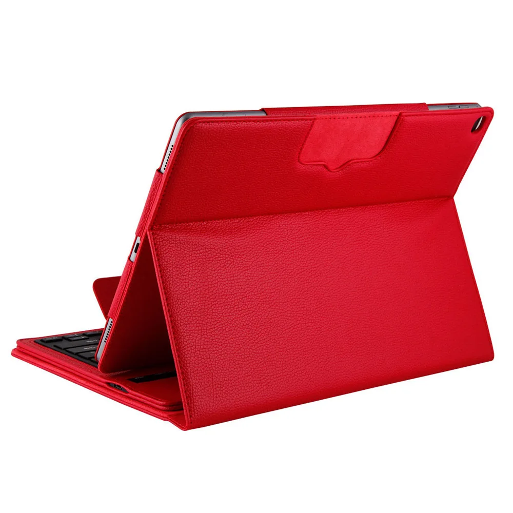 Для iPad Pro 12 9 2015 2017 2 в 1 Folio Smart PU кожаный защитный чехол подставка + Съемная