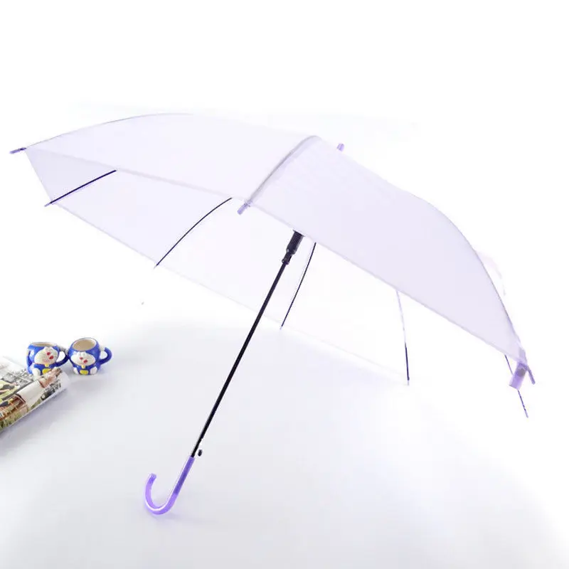 Прозрачный дождевой зонт зонтик купол для Свадебная вечеринка пользу красочный - Цвет: D1