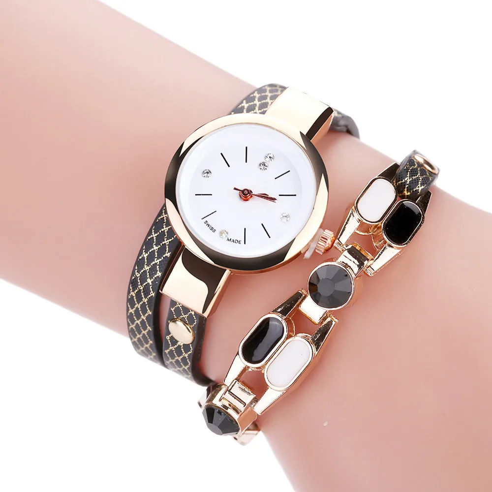 Новые модные женские часы Relogio Feminino дамский браслет бриллиантовый Круглые Наручные часы студенческие модные настольные часы Bayan Kol Saati relogios
