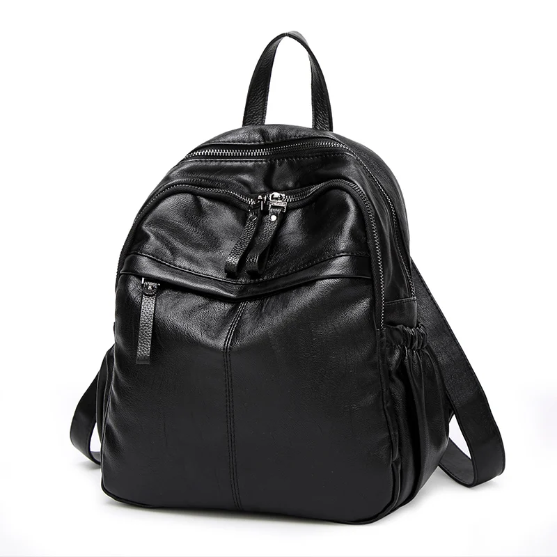 

Luxury Brand Designer Women Bags 2017 Genuine Leather Kanken Backpack Large Capacity Preppy Style lady Shoulder Travel Bags N061