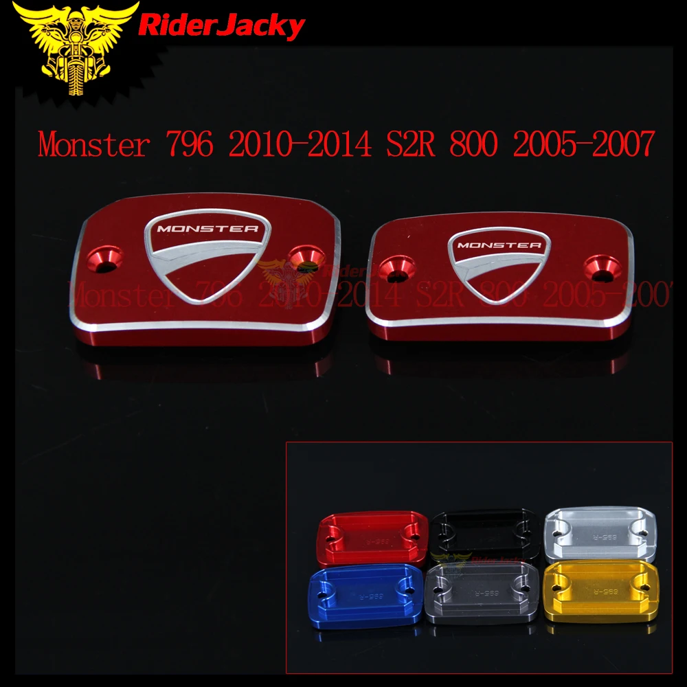 Крышка Резервуара жидкости для мотоцикла RiderJacky Ducati Monster S2R 800 2005 2007 2006|Накладки и