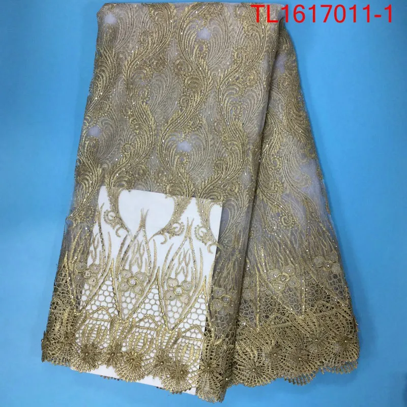 Best Selling Swiss voile laces African Lace Fabric orange Nigerian