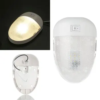 

Car RV Interior LED Light Roof Ceiling Single Dome Lamp Camper Trailer 12V