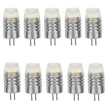 

10pcs G4 LED 12V 1.5W COB 120LM Warm White/White Bombada LED Lamp Bulb G4 12V For Home Lighting Free Shipping