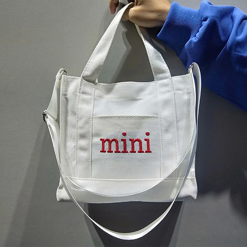 embroidered canvas tote bags