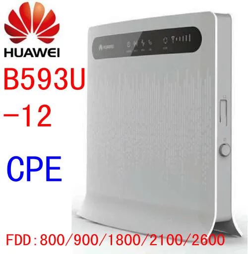 Разблокированный huawei B593 B593s-12 4G LTE CPE wifi беспроводной маршрутизатор LAN RJ45 порт wifi расширитель длинный диапазон 4g маршрутизатор с sim-картой