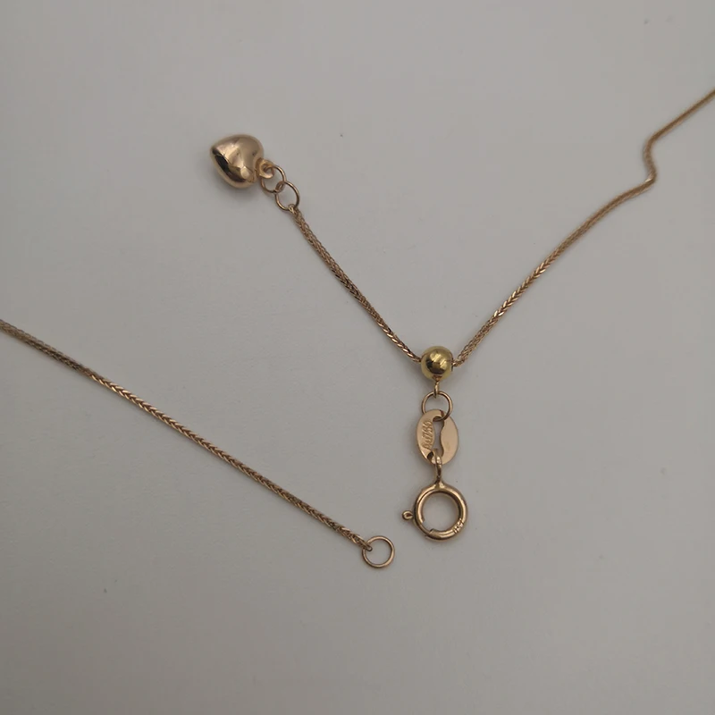 Женское ожерелье с цепочкой регулируемая цепочка 18k Au750|Ожерелья| |