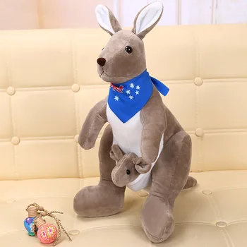 

25cm Cute Lovely Soft Plush Doll Australian Mother And Child Kangaroo Plush Toys Baby Toys Birthday Gift For Kids Children