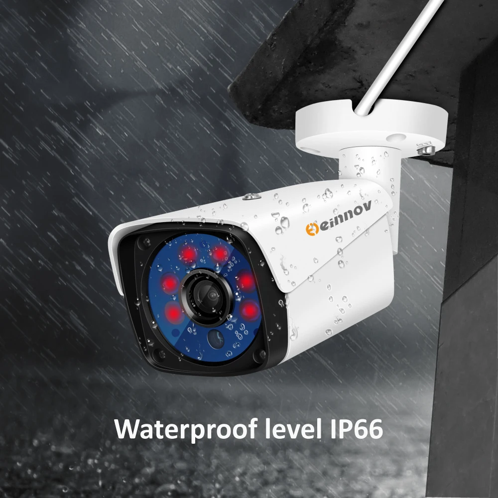  Einnov 8CH 5MP Video Surveillance Kit Outdoor Security Camera System DVR AHD Camera Home CCTV Night - 32982442793