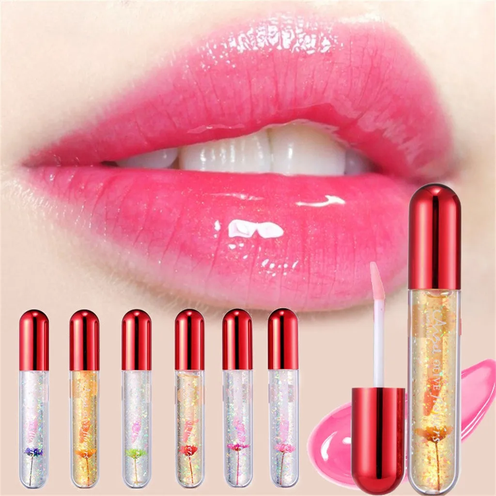 

Lip Gloss Plumping Lip gloss Lip Plumper Makeup Big Lip Gloss Moisturizer Plump Volume Shiny Vitamin E Mineral Oil YJJ2