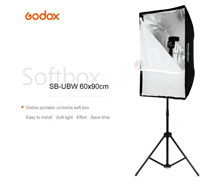 Godox 60x90 см 2"* 35" сотовая сетка прямоугольник зонтик софтбокс осветительная подставка держатель горячий башмак кронштейн комплект для вспышки Speedlite