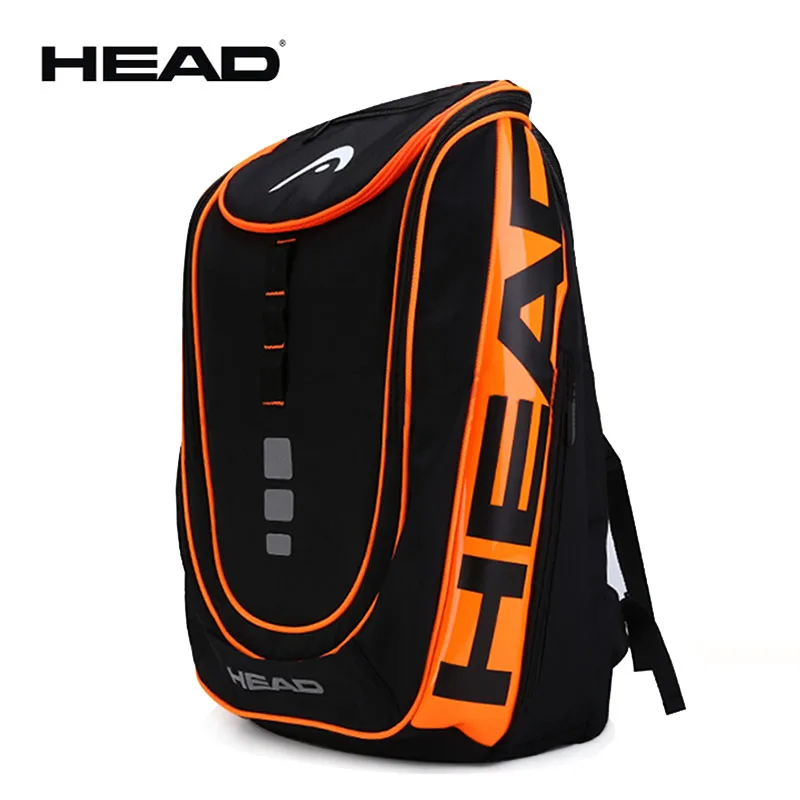 

Original HEAD Tennis Racket Backpack For Max 2 Rackets WIth Sneaker Bag Suitable For All Sports 2018 New Professional