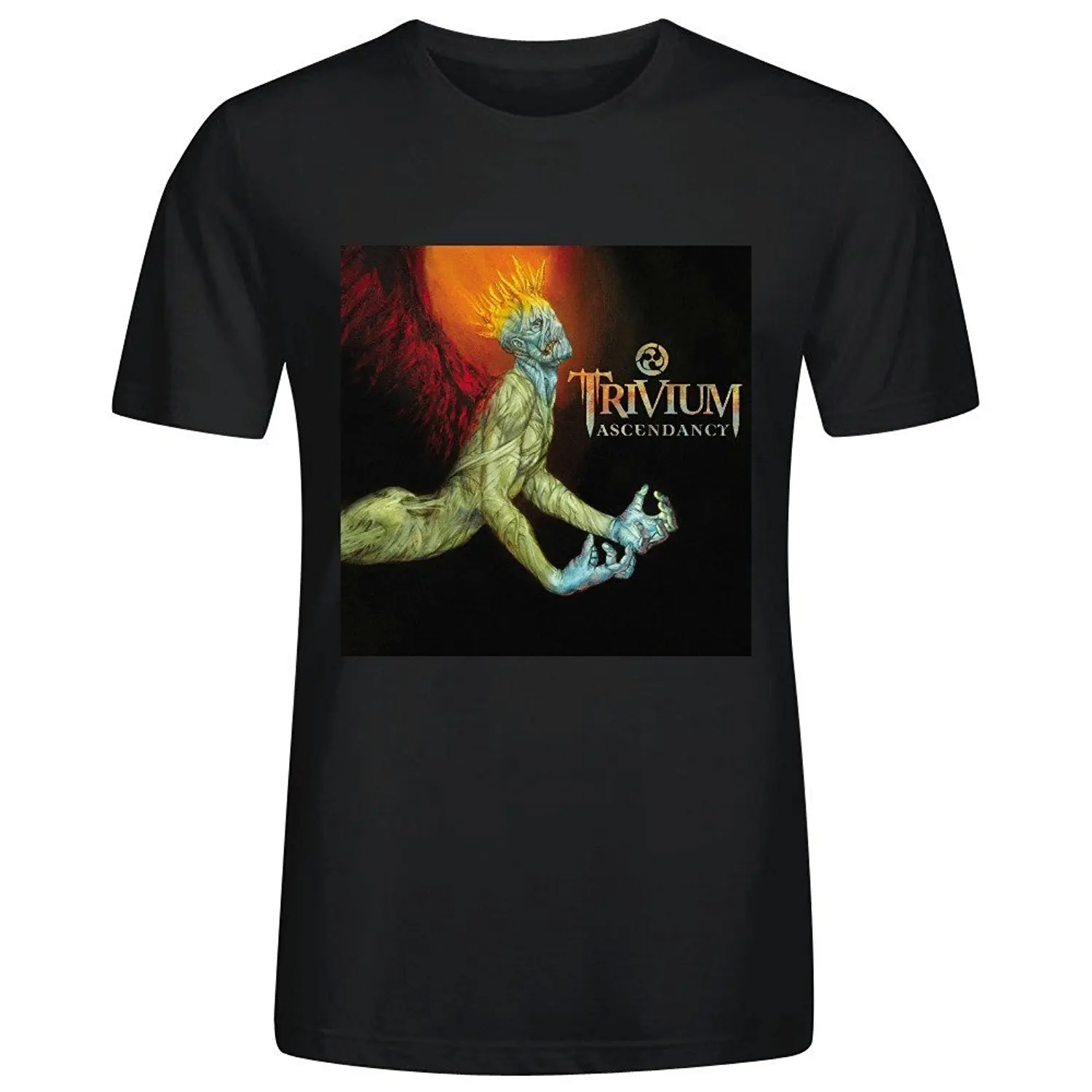 Новая Металлическая рок группа TRIVIUM ASCENDANCY Мужская черная футболка размер S до 3XL