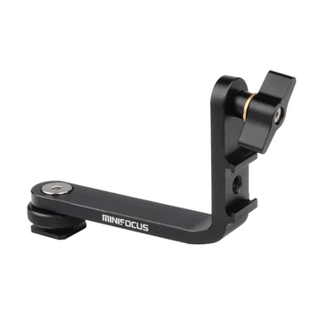

MINIFOCUS Camera 4.5''-5.5'' Monitor Tilt Arm L Bracket Cold Shoe for Dslr Monitor Handheld Gimbal Extension Mount Stand Support