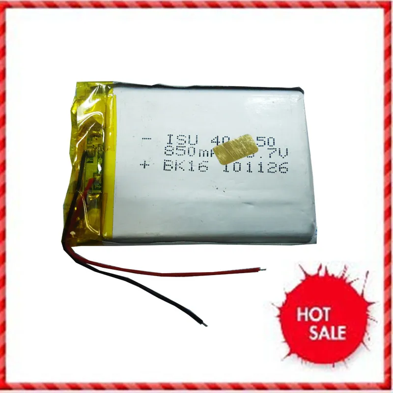 E Airlines GPS Аккумулятор для навигатора 404050 850MAH полимерные аккумуляторы MP4/MP5 A