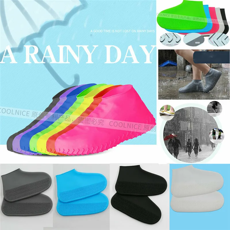 

Fashion Step In Sock Cover Waterproof Reusable Fast Hand-Free Boot Shoe Sock Covers US