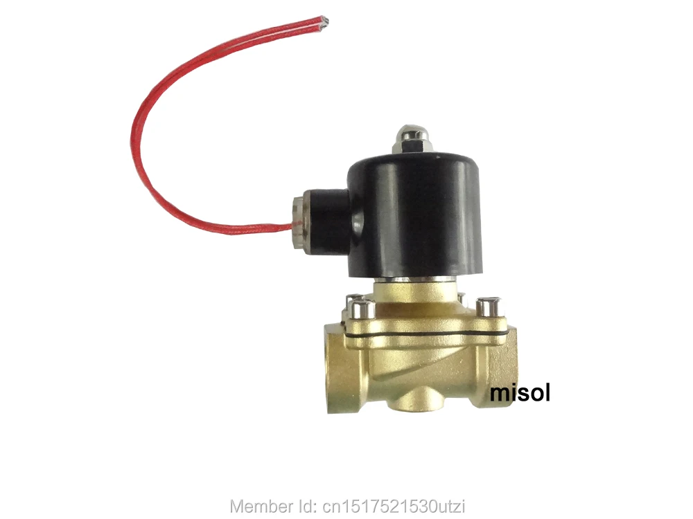 220 V Электрический электромагнитный клапан G3/"(BSP) для Воздух Вода газ Дизель