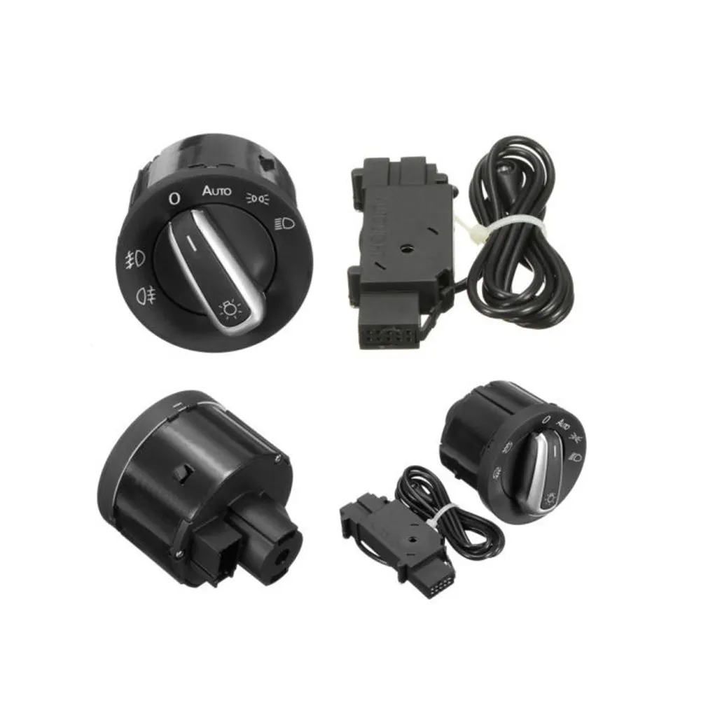 Interruptor de Luz do Carro com Cromo Controle para Passat Acessórios do Carro Farol Interruptor Sensor Jetta Golf Mk5 Oem 5nd 941 431b b6 9 farol interruptor sensor controle para passat b6
