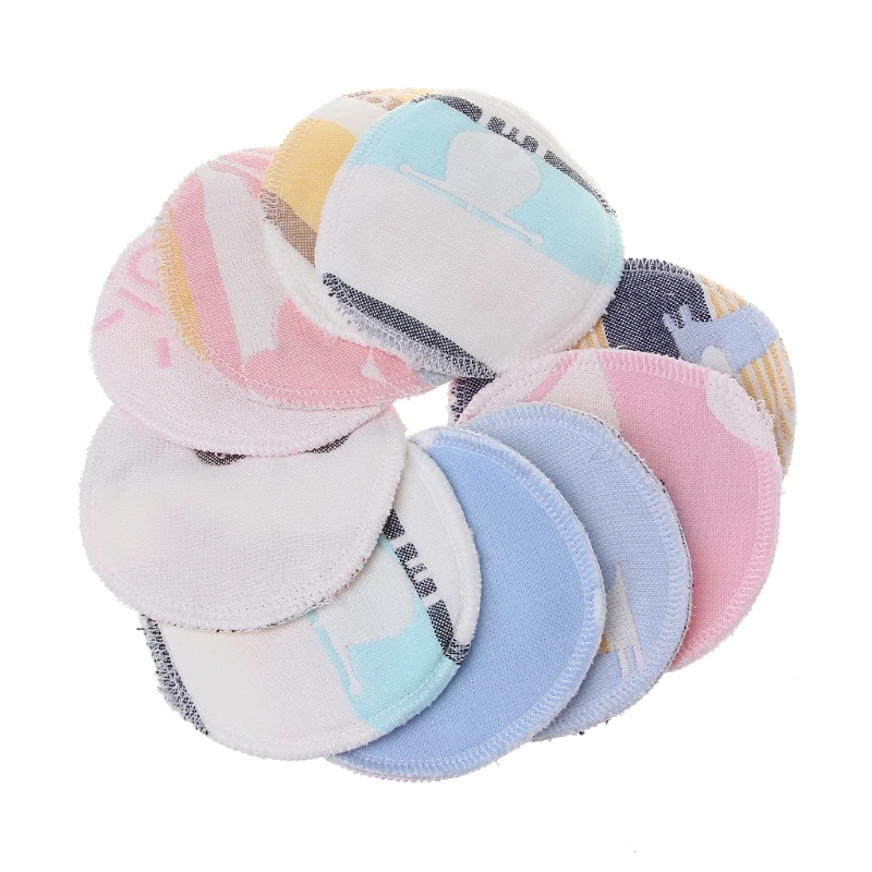 

10Pcs Nursing Pads For Mum Waterproof Washable Feeding Pad Reusable Breast Pads Breastfeeding Liners Breast Pad