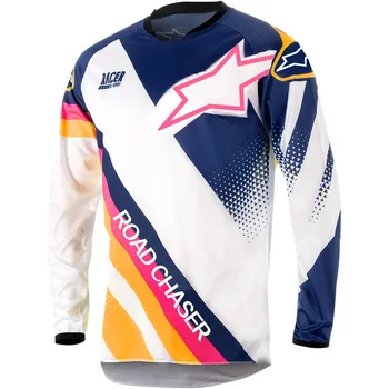 

2019 Men Downhill Jerseys Mountain Bike Star MTB Shirts Offroad DH Motorcycle Jersey Motocross Sportwear BMX Clothing
