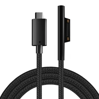

Besegad 1.5m 15V USB Type-C Power Supply Charging Adapter Cable for Microsoft Surface Pro 6 5 4 3 Black