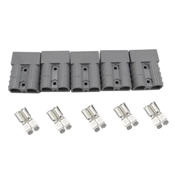 

5PCS/LOT 50Amp Plug 12v 24v Carvan Charger Battery DC Power Connector portable charger high temperature resistance