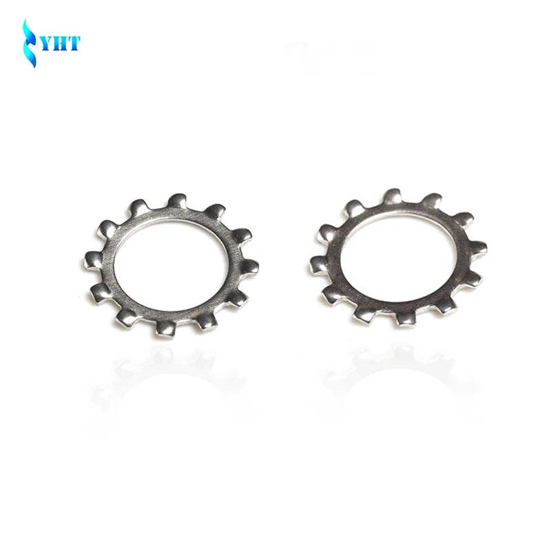 DIN6797A M3 M4 M5 M6 M8 M10 M12 304 Stainless Steel Washer External Teeth anti slip loose gasket Lock Washers GB862.1 SUS304 |