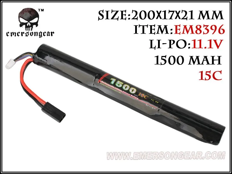 EMERSON 11.1V1500MAH15C/20C/30C одна полоса литий-ионная страйкбол кран разъемы для аккумулятора товары для охоты