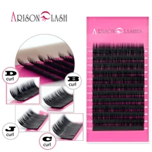 Arison Lashes C D Eyelashes extension individual mink eyelashes 1 pcs natural eyelashes False eyelash