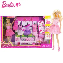 Модные Наряжаться куклы Барби прекрасный вид игрушки куклы различные аксессуары для маленьких девочек на день рождения подарок кукла
