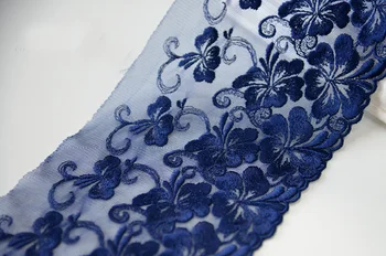 5 yard 14cm 5.51" wide navy blue mesh embroidery lace trim trimming ribbon L22KV64 free ship
5 yard 14cm 5.51" wide navy blue mesh embroidery lace trim trimming ribbon L22KV64 free ship