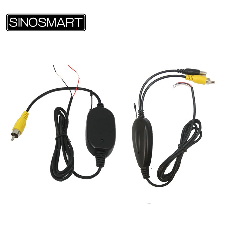 

2.4G Wireless Video Signal Receiver Transmitter for Car Parking Reversing Backup Camera RCA Jack or 2.5mm Earphone Jack