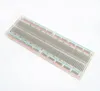 Crystal Breadboard 830 Point Solderless PCB Bread Board MB-102 MB102 With color bar Test Develop DIY 16.5*5.5cm ► Photo 1/6