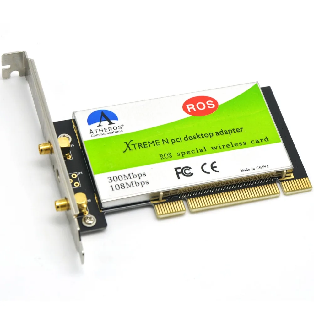 WTXUP для Atheros AR9223 802.11n/b/g 300 Мбит/с Настольный PCI Беспроводной Вай-Фай адаптер PCI WiFi WLAN карта для рос/Windows XP/7/8/10