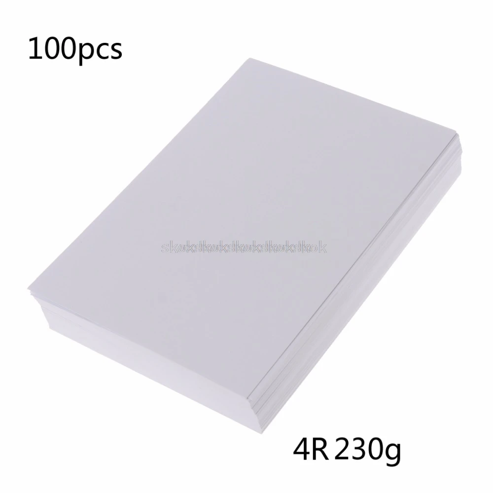 

Photographic Paper Glossy Printing Paper 230g 4R 4x6 Photo Paper For Inkjet Printer Paper Supplies Color Printing Coat Mr20 19