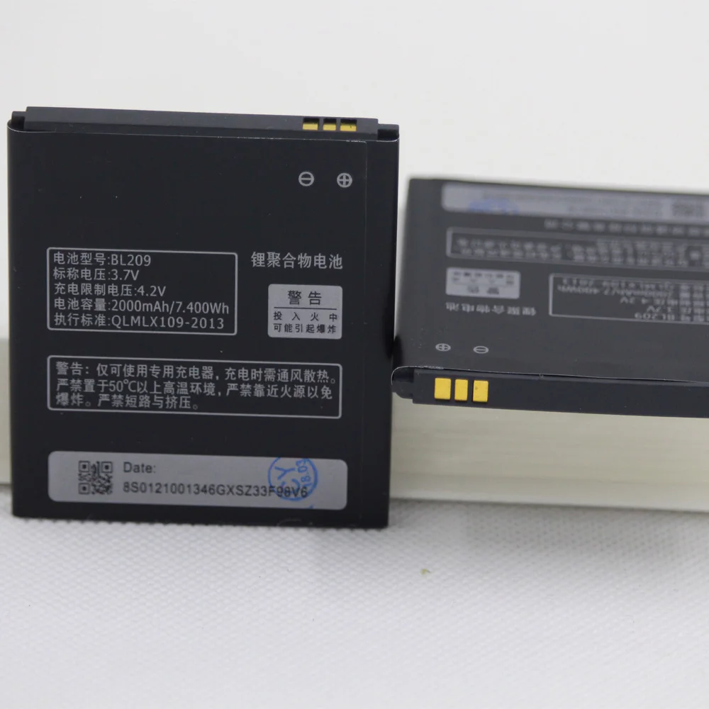 10 шт./лот 2000 мАч фотоаккумулятор BL209 для Lenovo A706 A788T A820E A760 A516 A378T A398T аккумулятор