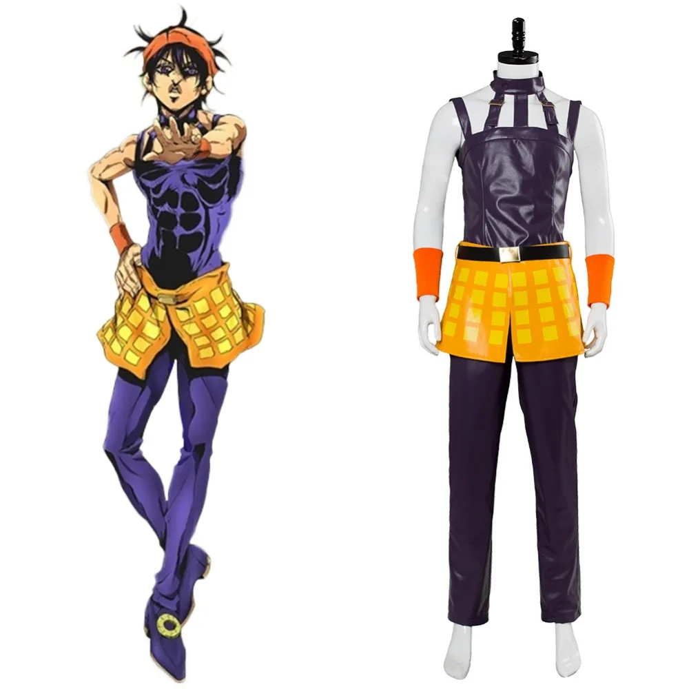 JoJo's Bizarre Adventure Cosplay Narancia Ghirga Cosplay Costume Outfit