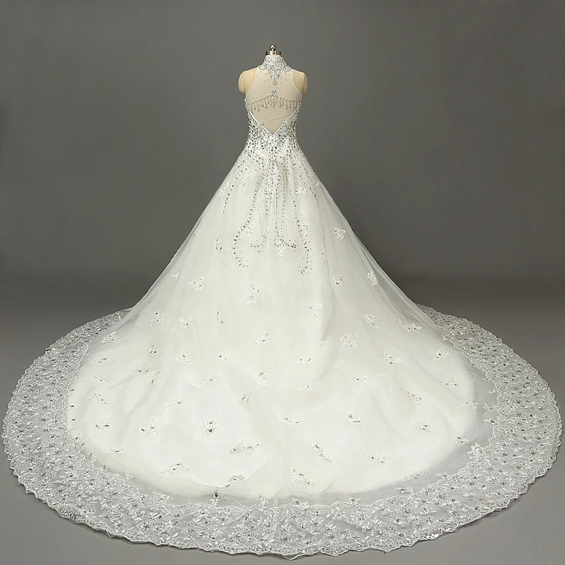 imperio vestido de noiva caro de lujo una línea de vestidos de novia