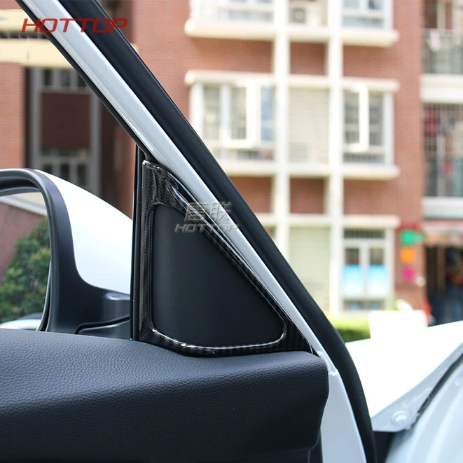 Автомобильный интерьер A Pillar Speaker Frame Cover Trim Styling Accessories For Honda Accord 10th 2018 ABS Car-Cover |