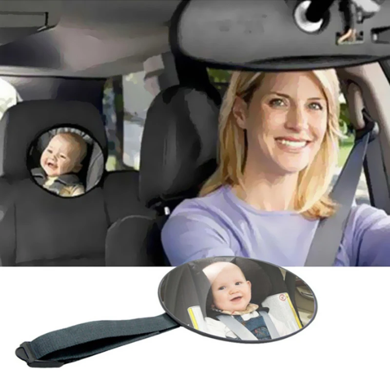 

Car Safety Back Seat Easy View Rearview Mirror Adjustable Baby Facing Rear Ward Child Infant Care Square Safety Kids Monitor