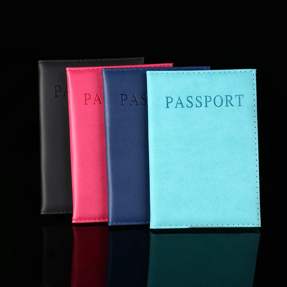 Artificial Leather Women Passport Holder Couple Models Women's Travel