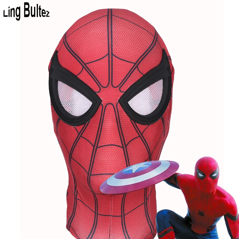 

High Quality Captain America Spiderman Mask Civil War Spierman Mask With Lens