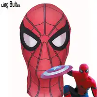 Ling Bultez High Quality Captain America Spiderman Mask Civil War Spierman Mask With Lens