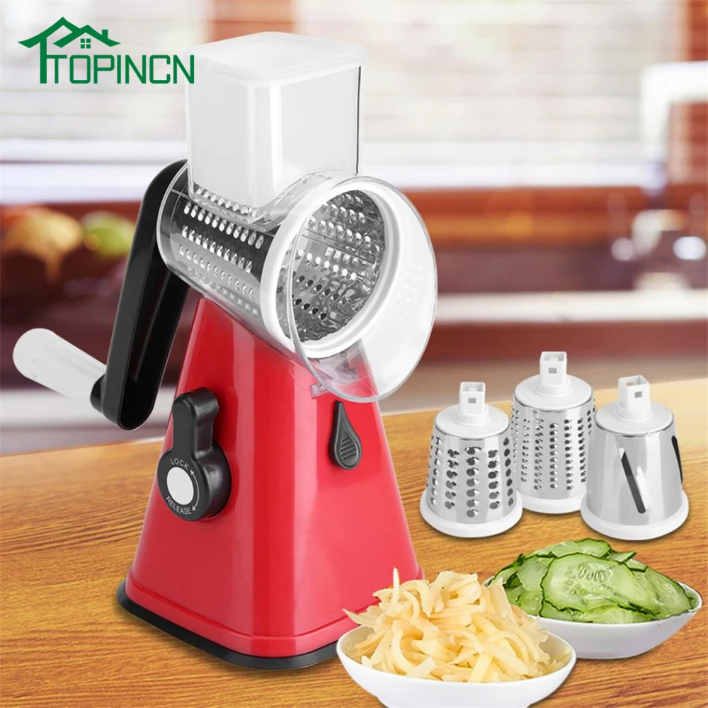 Multifunctional Fruit Vegetable Cutter Manual Slicer Grater For Carrot