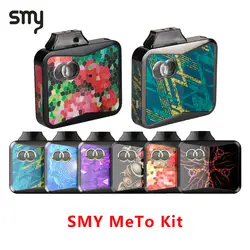 Оригинальный Vape Pod Комплект SMY METO Starter Vape комплект 650 мАч встроенный аккумулятор и 1,5 мл электронная сигарета картридж Vape vs mico комплект