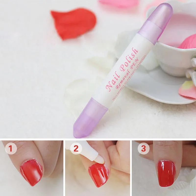 

High Quality Polish Pen 1 Pcs Nail Art Corrector Remover Refers To The Edge Pen Portable