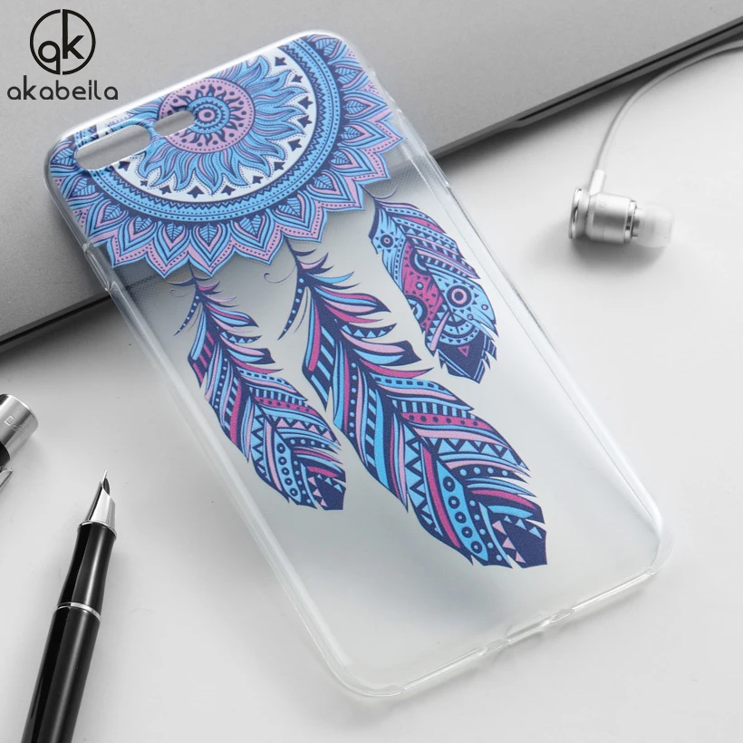 

Deyonta For iPhone 8 Plus iPhone8 Plus Case Heyqie Thin Painted TPU Silicone Back Phone Cover Bag Housing